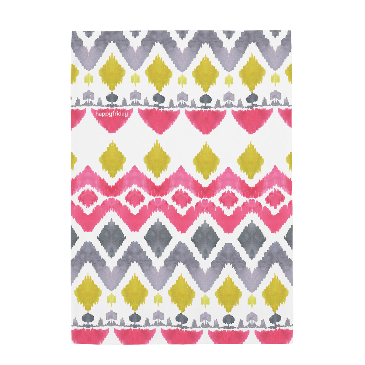 Kitchen Cloth HappyFriday Ikat Multicolour 70 x 50 cm (2 Units)